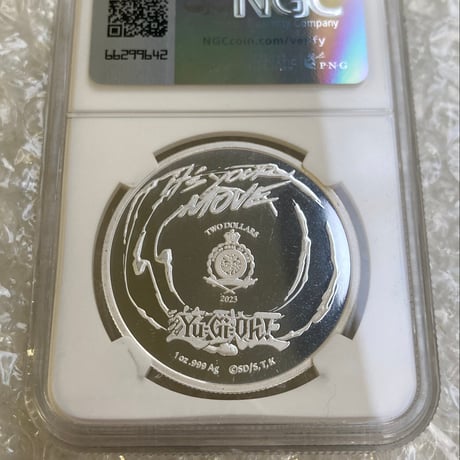 【NGC鑑定MS69】25周年記念版 遊戯王 ダーク（ブラック）・マジシャン・ガール ニウエ国 2023年 1オンス 2ドル銀貨 シルバーコイン ※PSAトレカ・トレーディングカードではない