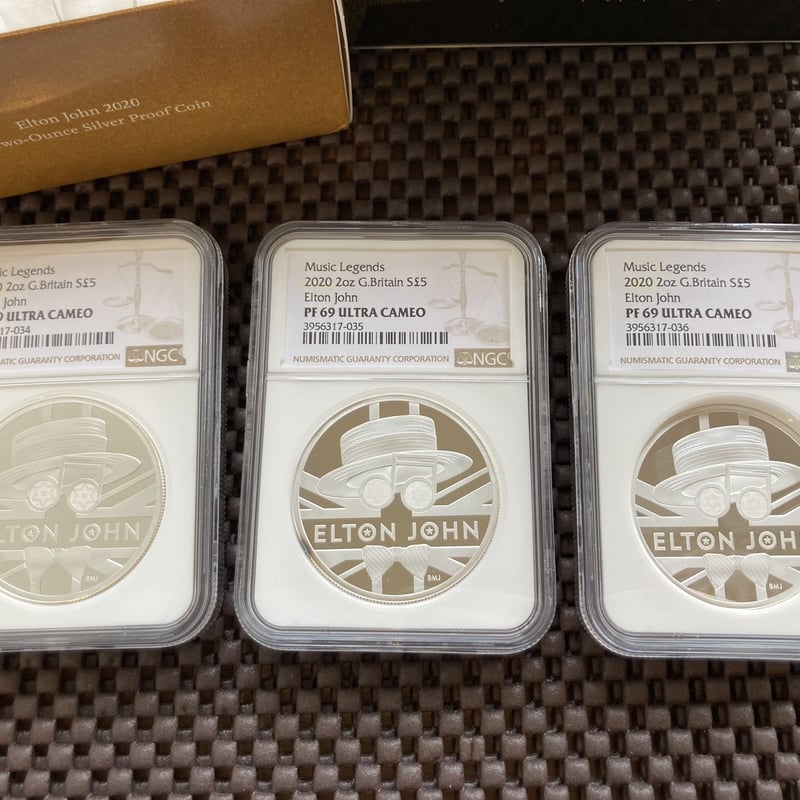 NGC PF69鑑定】エルトンジョン ミュージックレジェンド 2オンス