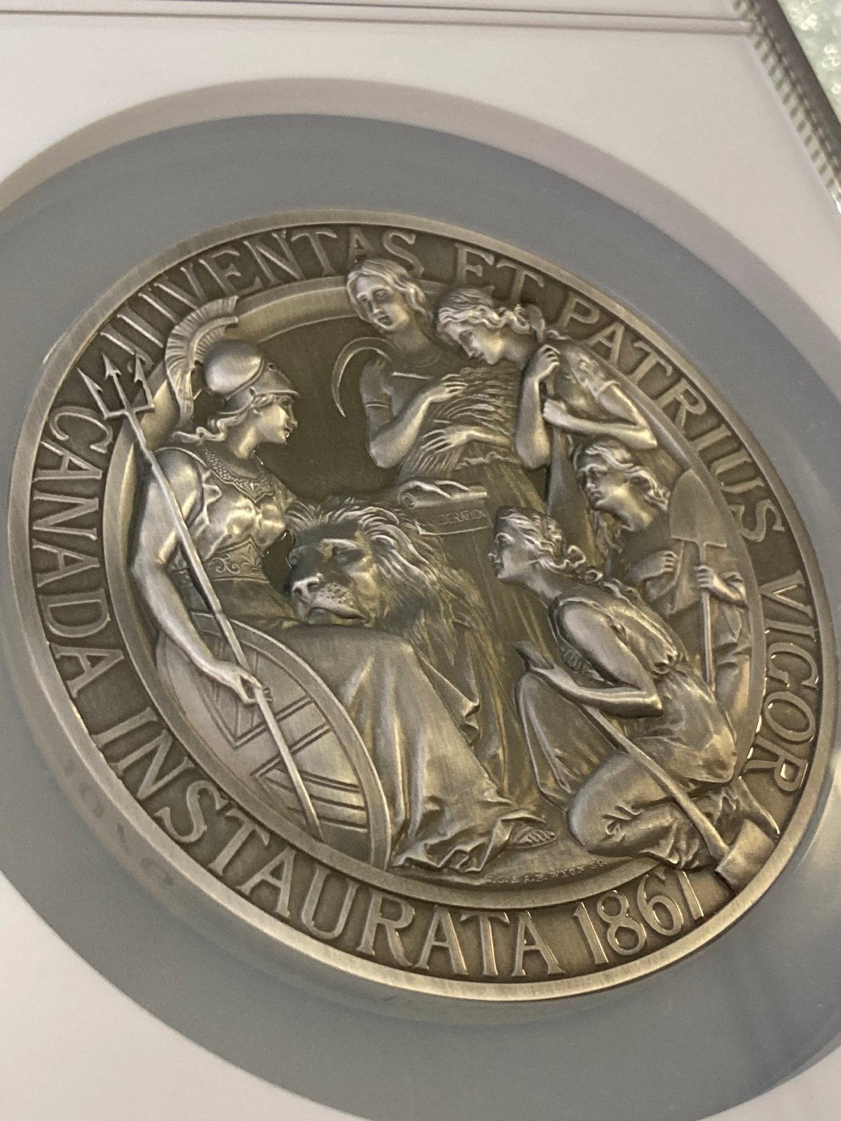 世界で5枚のNGC鑑定PF70】アンティーク版 カナダのウナとライオン