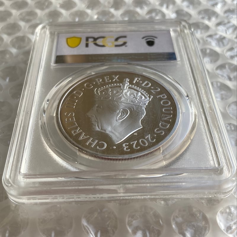 PCGS鑑定PR70】 2023年 チャールズ3世 戴冠式記念 クラウン 王冠 1