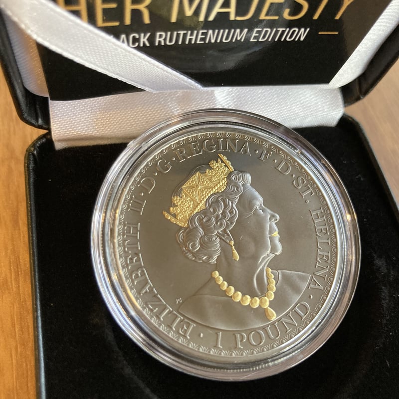 イギリス ブリタニア銀貨 純銀 ブラックルテニウム + ゴールドギルト イギリス ブリタニア銀貨 純銀 ブラックルテニウム + ゴールド