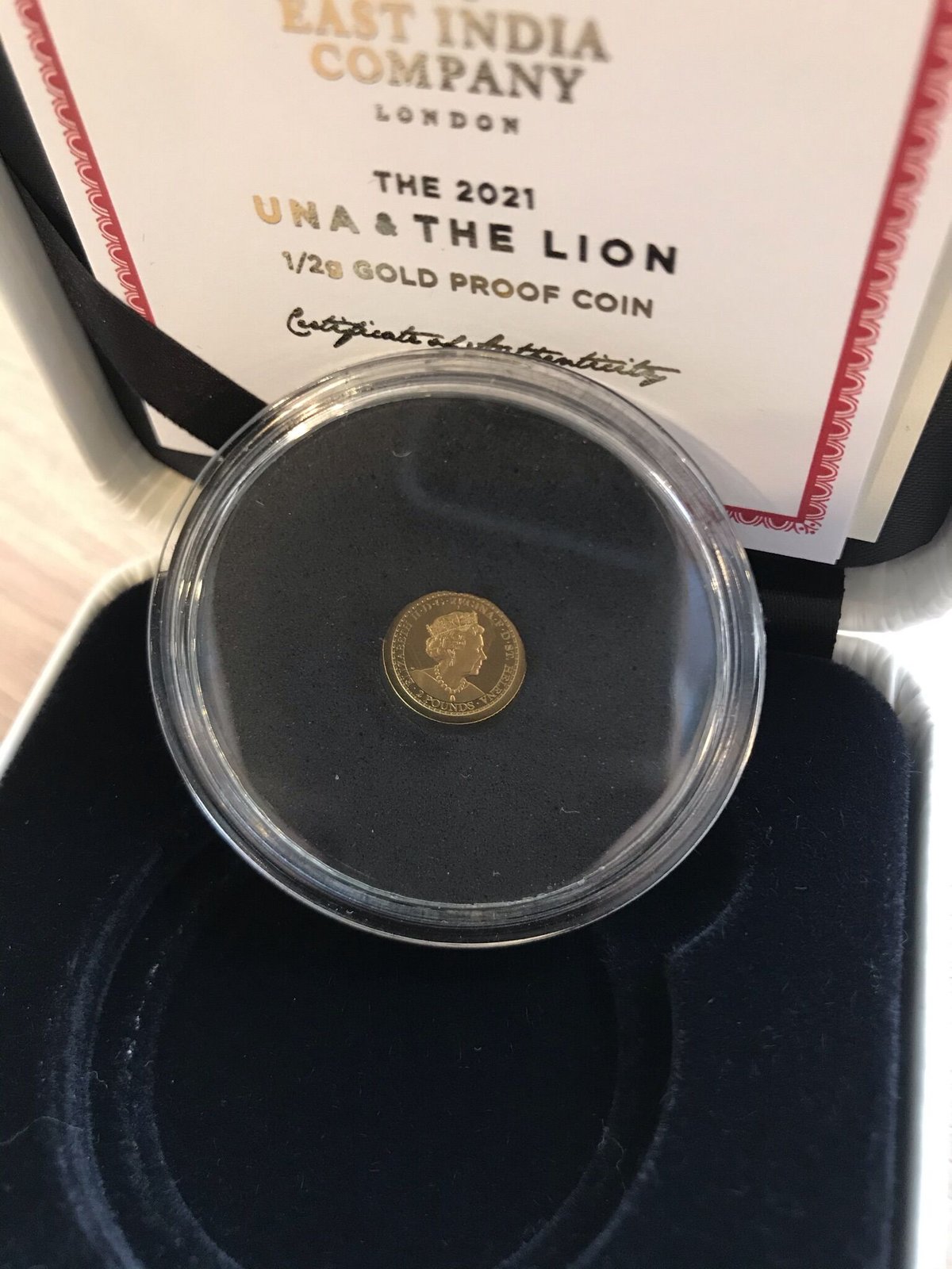 2021年度版 ウナとライオン セントヘレナ £2 金貨 ゴールド プルーフ