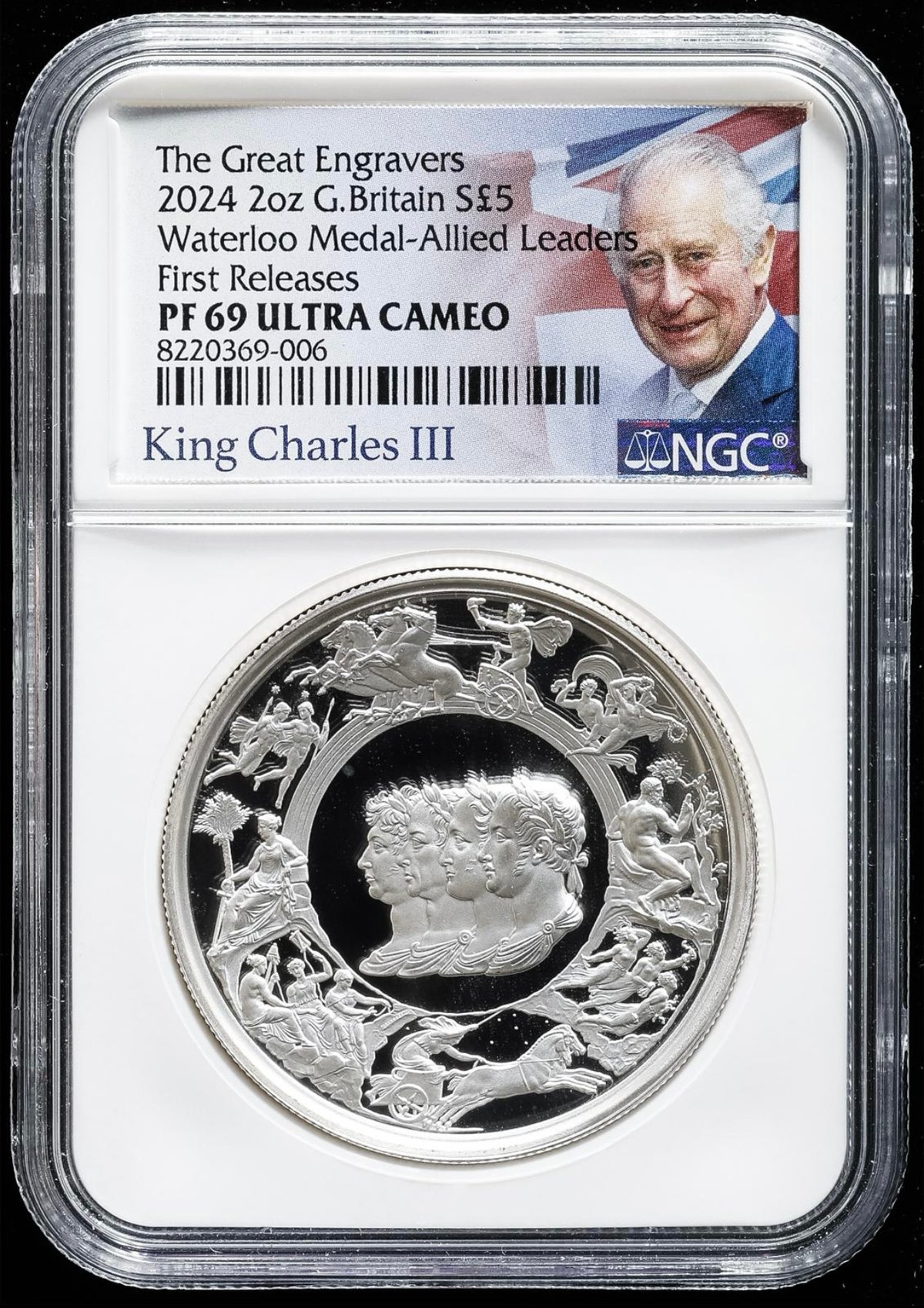 NGC鑑定PF69+FR ロイヤルミント ピストルッチ 2024年