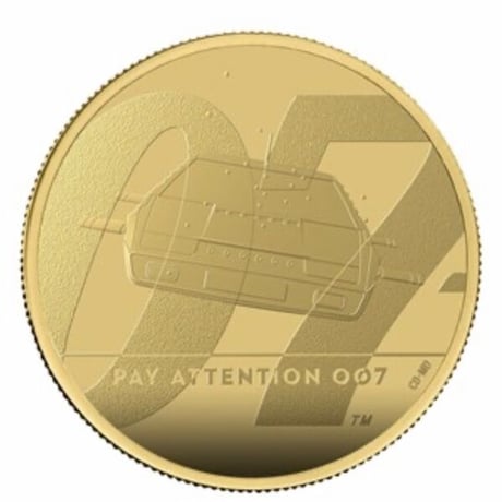 【第2貨・2オンス金貨】NGC69鑑定 007 ジェームズ・ボンド 200ポンド金貨 ゴールド プルーフコイン 英国 ロイヤルミント  james bond pay attention