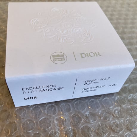 Dior公式 ディオール 1/4オンス金貨 50ユーロ プルーフゴールドコイン フランス造幣局 フレンチミント ミスディオール  香水 ボトル 瓶 通貨 貨幣