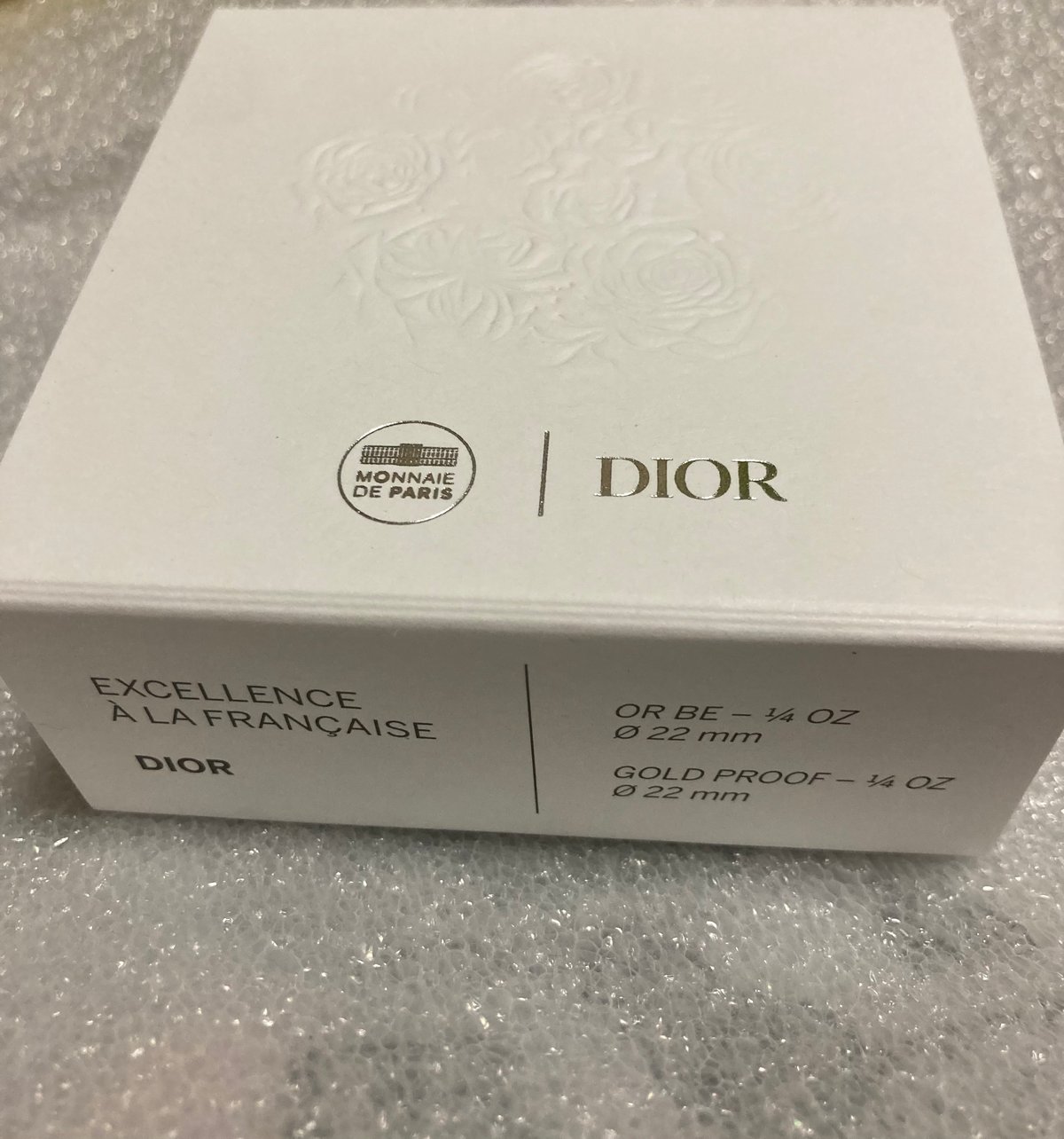 NGC69鑑定】Dior公式 ディオール 5オンス銀貨 50ユーロ シルバー
