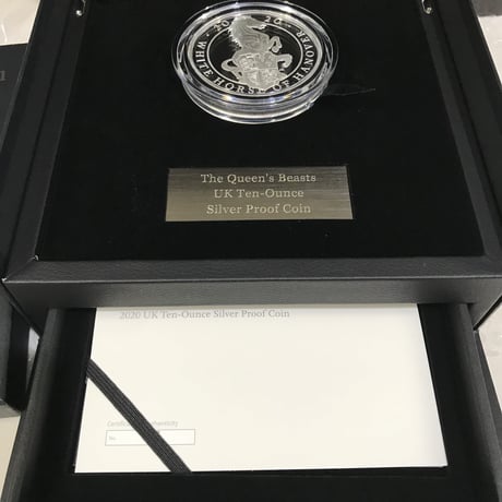 【新品】10オンス 2020 ロイヤルミント クイーンズビースト コイン 銀貨 10ポンド The Queen's Beasts coin 10oz 180枚限定