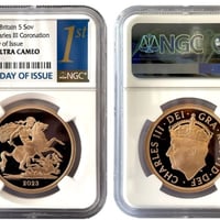 NGC鑑定PF70UC】エルトン・ジョン 1オンス金貨 100ポンド プルーフ