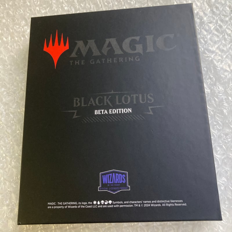 2月末発送 【箱ケース・COA有】MTG公式 ブラックロータス ベータ版