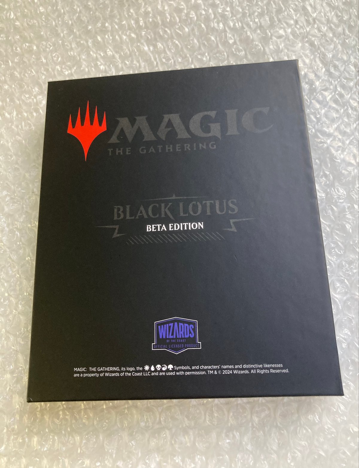 3月中旬発送 【箱ケース有】 MTG公式 ブラックロータス ベータ版