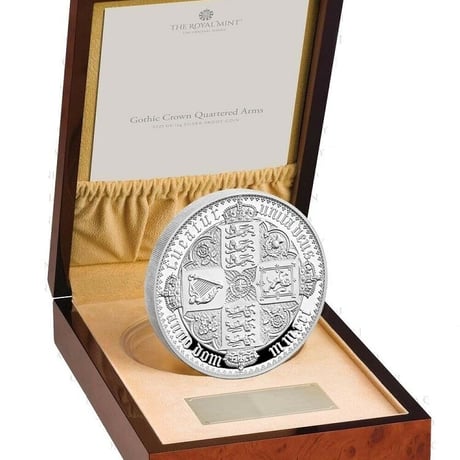 【NGC70鑑定・世界で10枚】 1kg 1キログラム銀貨 ロイヤルミント版 ゴチッククラウン GOTHIC CROWN 2021 500ポンド シルバープルーフコイン ゴシック