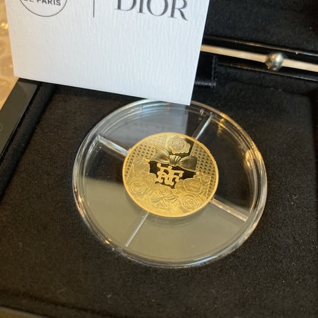 Dior公式 ディオール 1/4オンス金貨 50ユーロ プルーフゴールドコイン フランス造幣局 フレンチミント ミスディオール  香水 ボトル 瓶 通貨 貨幣