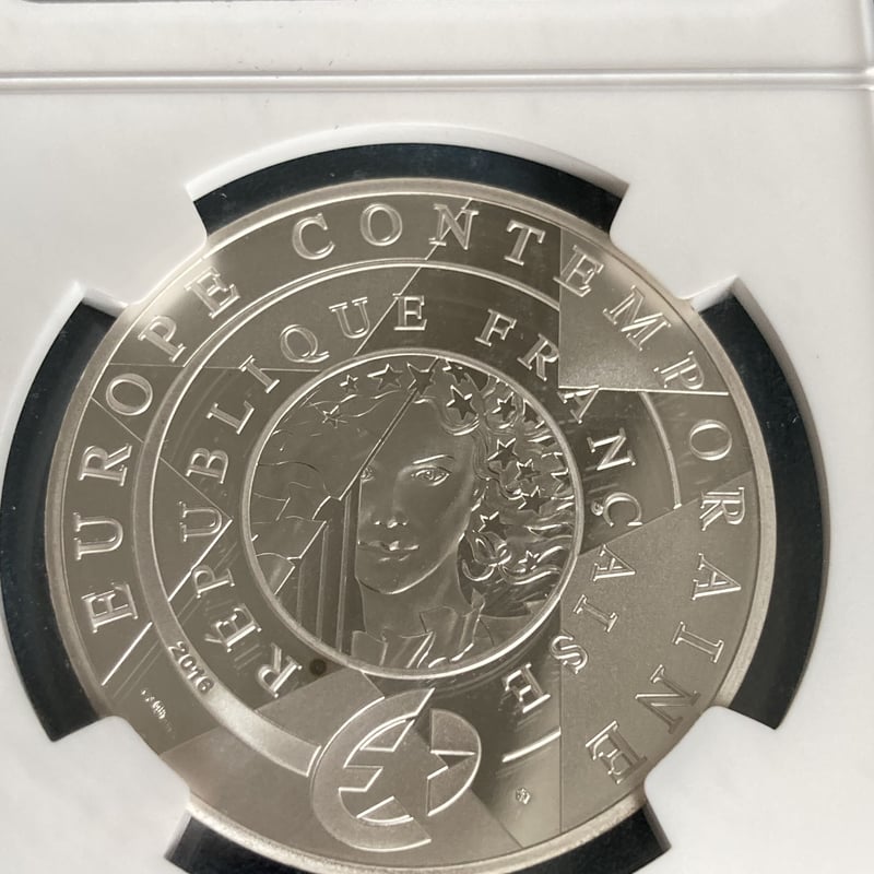 イヴ・サンローラン 生誕80周年記念銀貨 2016年 フランス造幣局 10