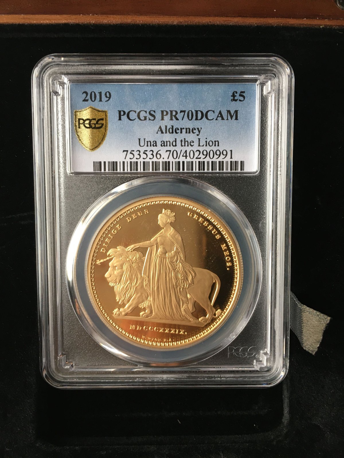 PCGS PR70DCAM Una Lion Alderney ウナとライオン 2019 イ