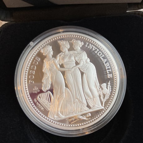 スリーグレイセス セントヘレナ版 2021年 2オンス銀貨 シルバー プルーフコイン Three Graces St.Helena Silver Proof Coin 2oz