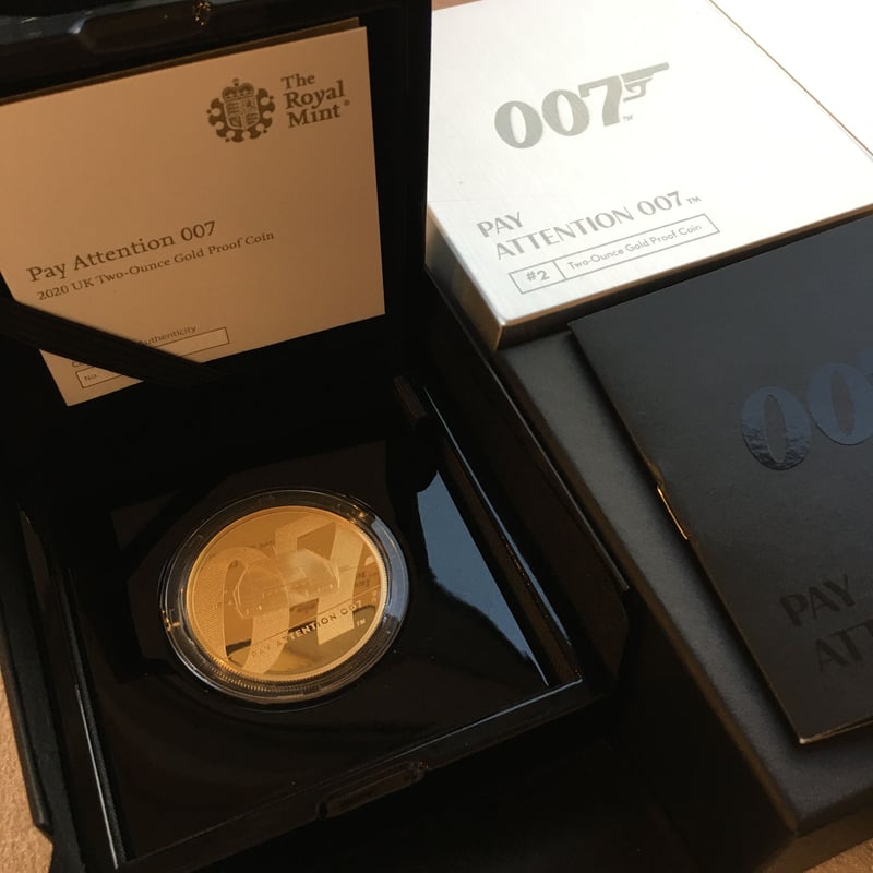【第1,2,3貨3枚セット】007 ジェームズ・ボンド 2ポンド1オンス 銀貨 第1，2，3貨3枚セット】007 ジェームズ・ボンド 2ポンド1オンス 銀貨