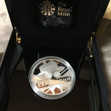 【限定425枚】エルトンジョン 5オンス 10ポンド銀貨 プルーフコイン シルバー 2020年 ロイヤルミント 英国 イギリス royal mint elton john
