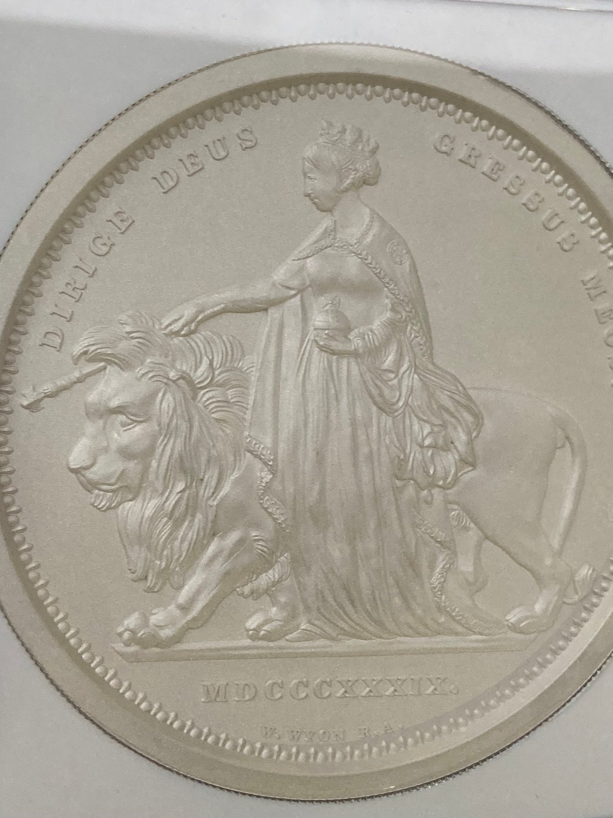 NGC鑑定PF69 1kg ウナとライオン 99枚限定のマット版 2019年