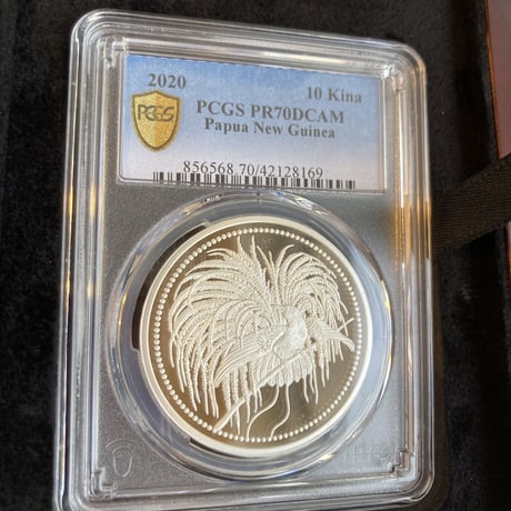 【PCGS PR70DCAM】2020 パプアニューギニア 極楽鳥 10キナ 1オンス 銀貨 プルーフコイン Papua New Guinea 10K Bird of Paradise