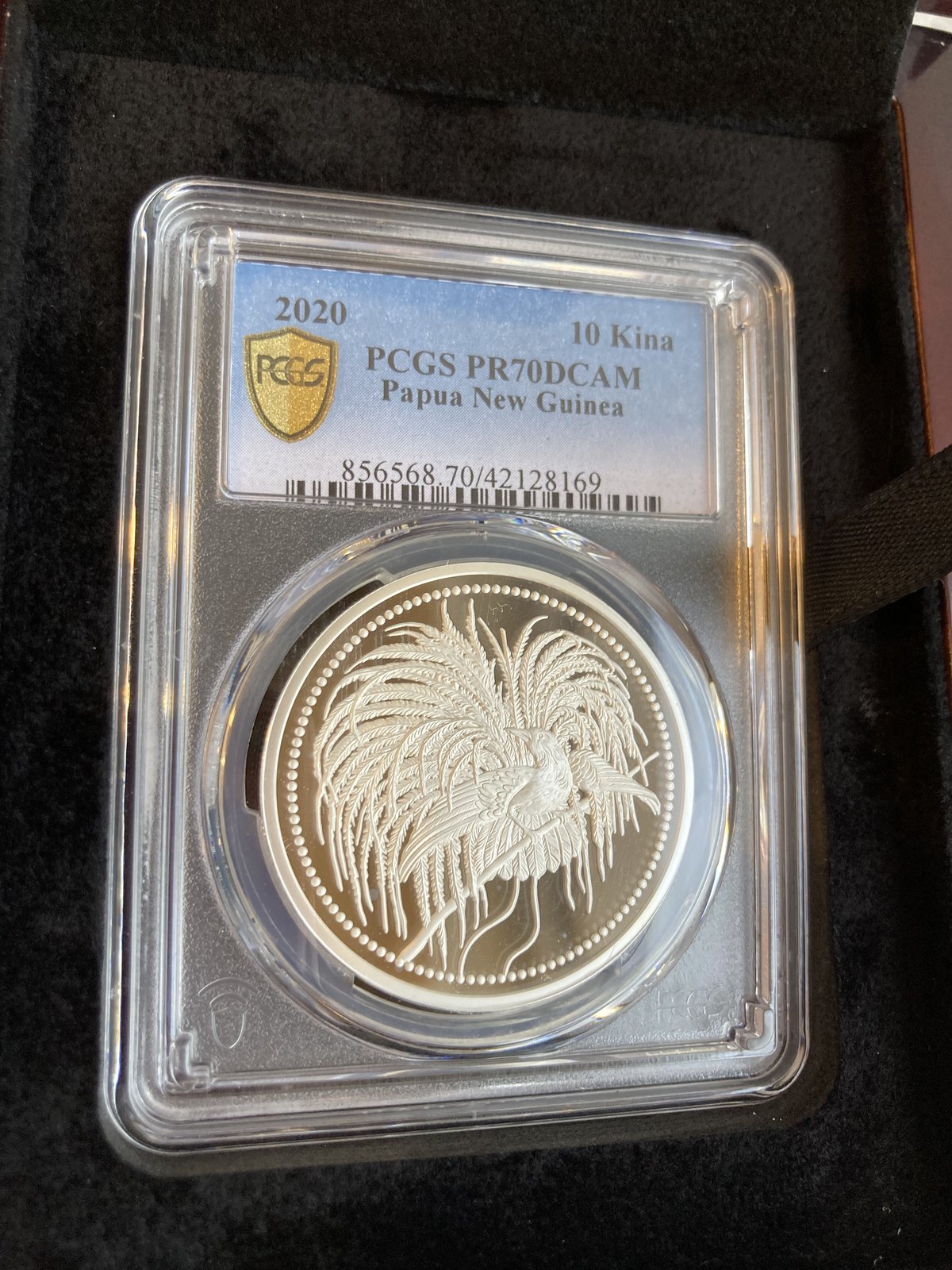 PCGS PR70DCAM】2020 パプアニューギニア 極楽鳥 10キナ 1オンス 銀貨 ...
