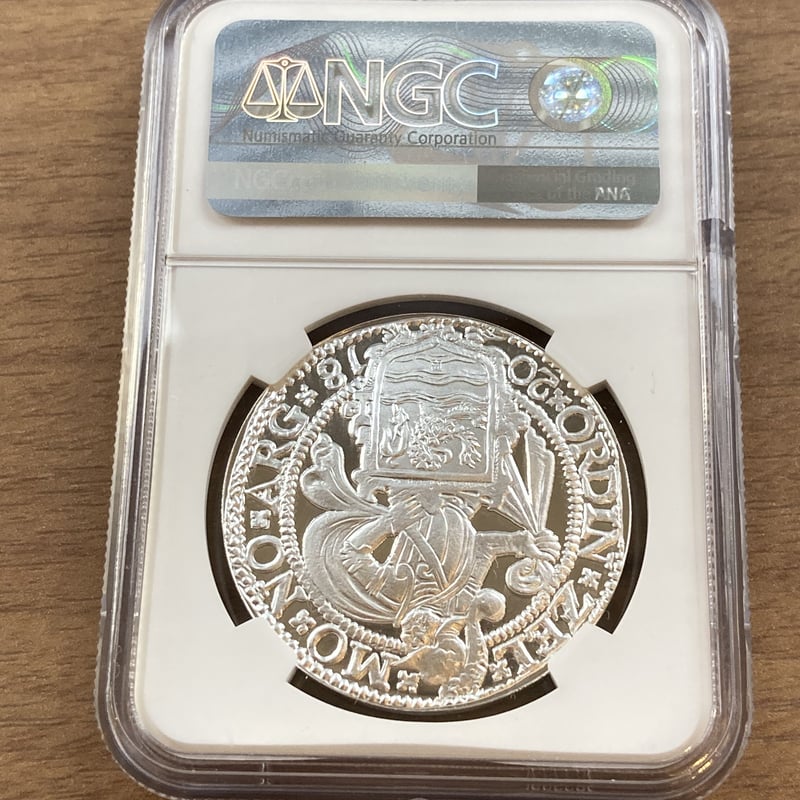 2020年 オランダ 1オンス 銀製プルーフ ライオン・ダラー（ボックス付き） NGC鑑定PF70+ER】ライオンダラー 2018年 オランダ造幣局 ロイヤル