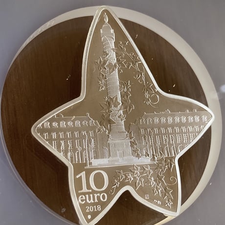 【NGC70鑑定】BOUCHERON公式 フランス造幣局 × ブシュロン 2018年 10ユーロ銀貨 シルバー プルーフコイン フレンチミント
