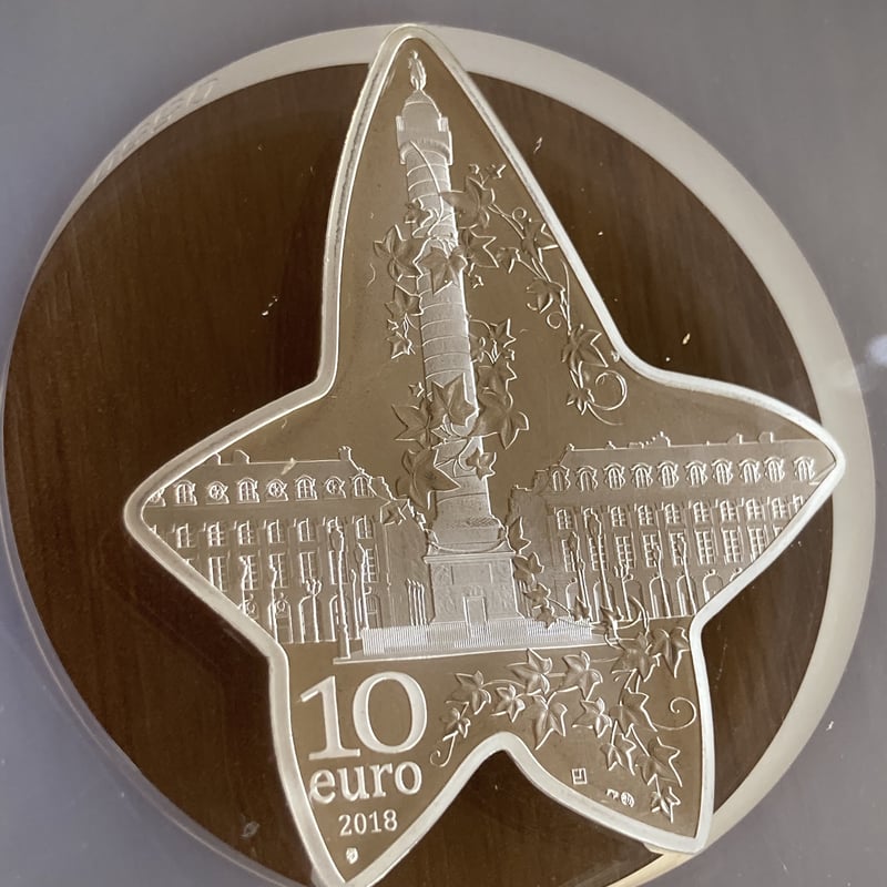 NGC70鑑定】BOUCHERON公式 フランス造幣局 × ブシュロン 2018年 10ユー