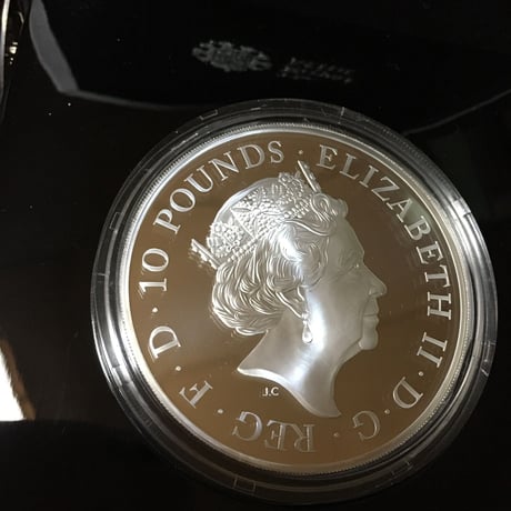 2021 ロイヤルミント ルナイヤー 丑年 牛 LUNAR YEAR OF THE OX 5オンス 10ポンド銀貨 プルーフコイン シルバー 英国 イギリス royal mint