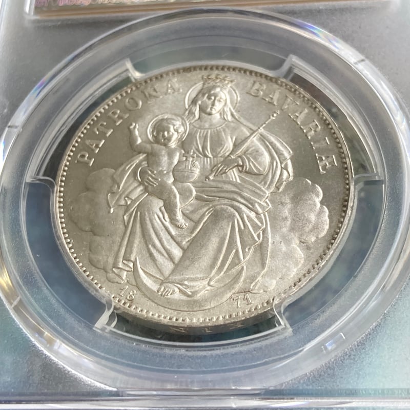 バイエルン 1818 ターラー大型銀貨 ドイツ PCGS UNC Details バイエルン 1818 ターラー大型銀貨 ドイツ PCGS UNC Details