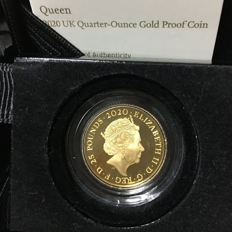QUEEN クイーン 1/4オンス 25ポンド金貨 プルーフコイン ゴールド ロイヤルミント イギリス 英国 レジェンズ ミュージックレジェンド