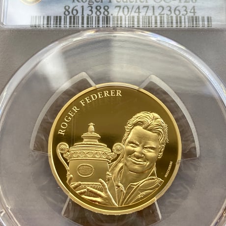 【PCGS鑑定PR70】ロジャーフェデラー 金貨 ゴールドコイン スイス連邦造幣局 50フラン プルーフコイン モダンコイン テニス ジョコビッチ 錦織圭
