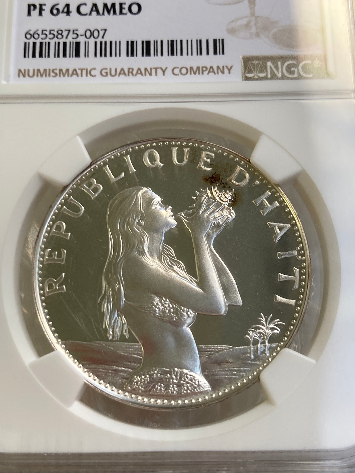 招*@様 1953年ポルトガル 20 エスクード銀貨　NGC 認定MS64 1953年ポルトガル 20 エスクード銀貨 NGC 認定MS64 - メルカリ 招*@様