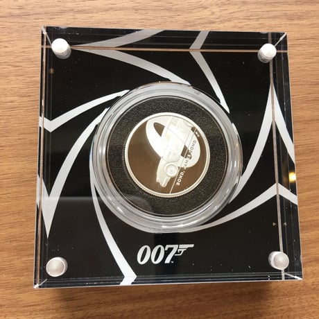 英国 2020年 007 ジェームズ・ボンド 1£ ポンド銀貨 1/2オンス プルーフ シルバー
