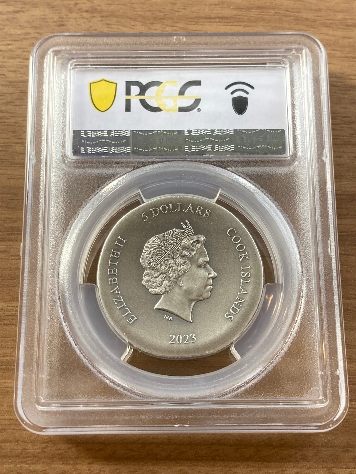 クック諸島5ドル銀貨（PCGS MS70シークレット♥アンティーク仕上げ） PCGS発行即日鑑定MS70+FDI アレトゥーサ クック諸島 2023年 5