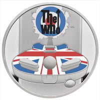 ミュージック レジェンド ザ・フー The Who 1オンス 2ポンド銀貨 シルバープルーフコイン 2021 英国 イギリス ロイヤルミント Royal Mint