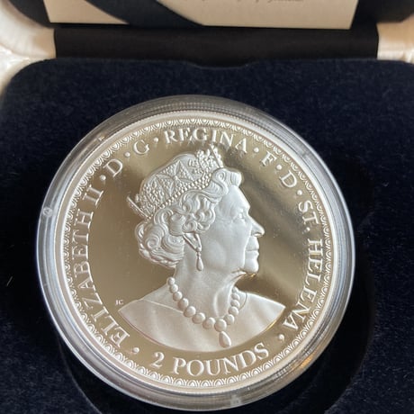 2オンス銀貨 ウナとライオン 2021 イギリス領セントヘレナ造幣局 2ポンド シルバー プルーフコイン Una Lion 2oz