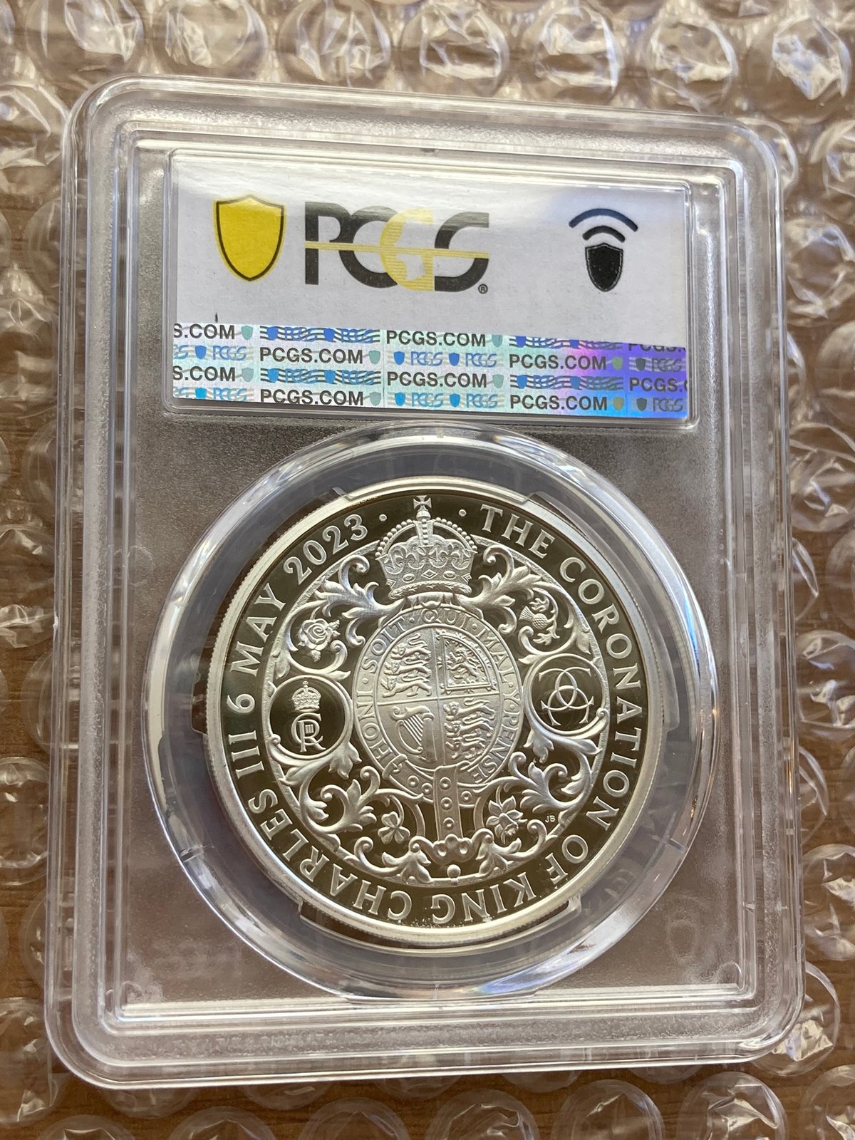 世界で6枚のPCGS70鑑定】 2023年 チャールズ3世 戴冠式記念
