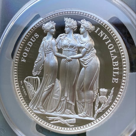 【PCGS69鑑定】ロイヤルミント版 2020 スリーグレイセス 5オンス銀貨 10ポンド シルバー プルーフコイン 英国 イギリス造幣局 Royal Mint Three Graces