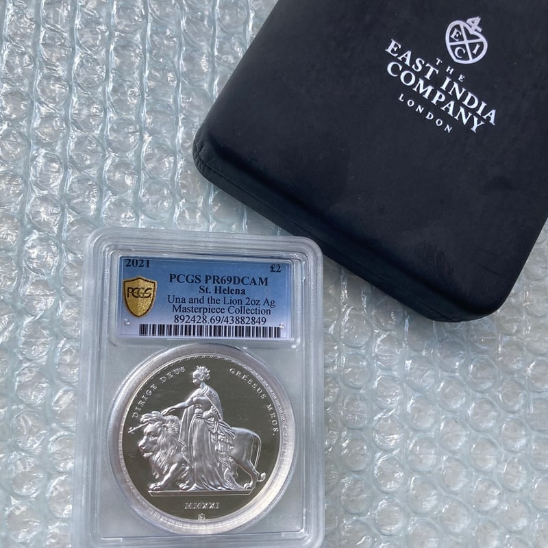 ウナとライオン セントヘレナ 2021 銀貨 PCGS PR69DCAM - メルカリ