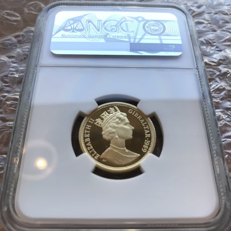 【最高鑑定】NGC PF70 ULTRA CAMEO 1989 GIBRALTAR 1SOV Una and the Lion ウナとライオン ジブラルタル イギリス ソブリン  アンティーコイン