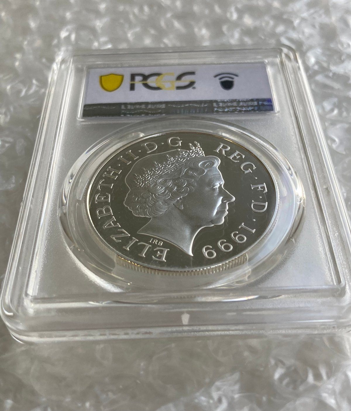 PCGS鑑定PR69DCAM 1999年 イギリス ダイアナ妃追悼祈念 5ポンド