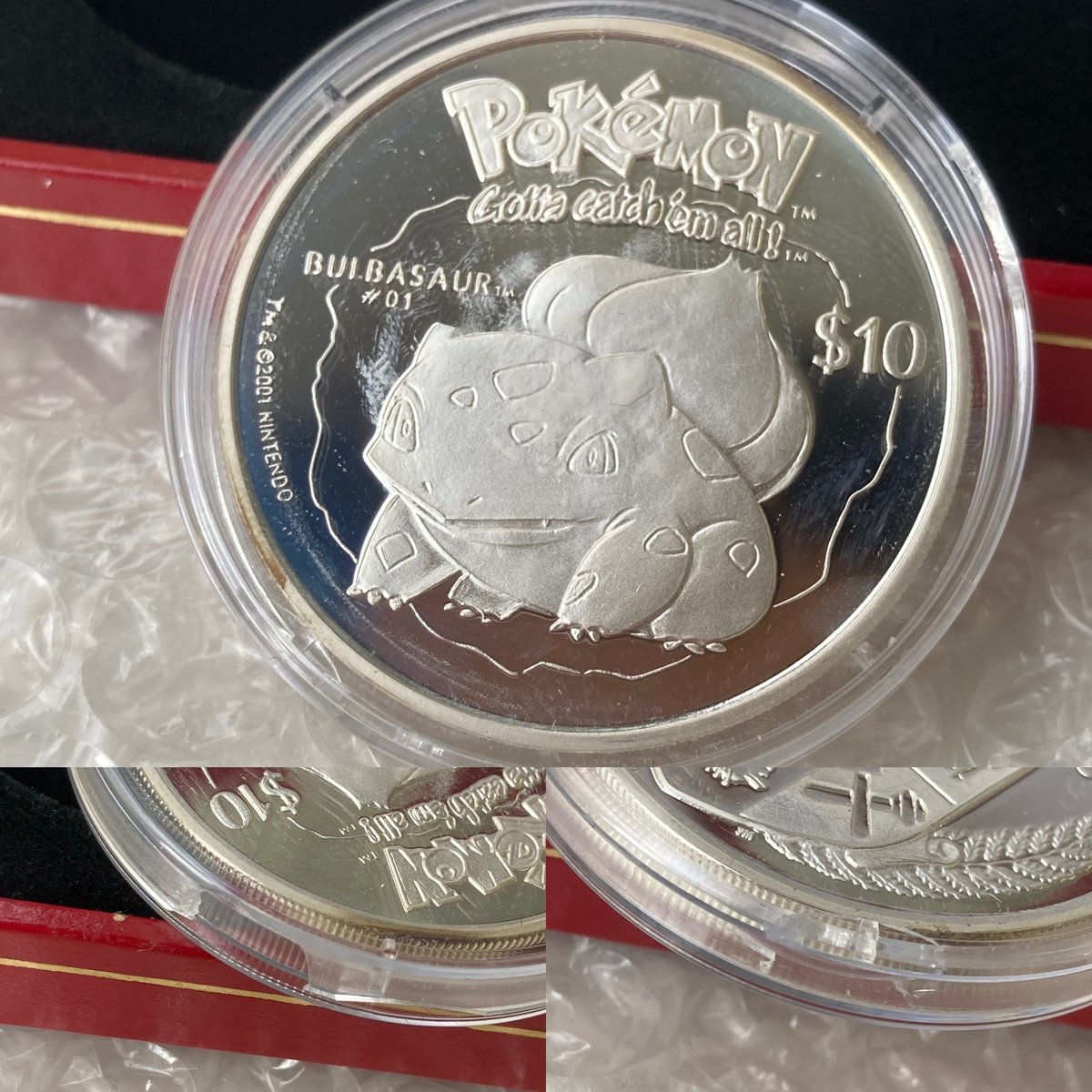 ニウエ 2001年 ポケモン ポケットモンスター 10ドル銀貨セット
