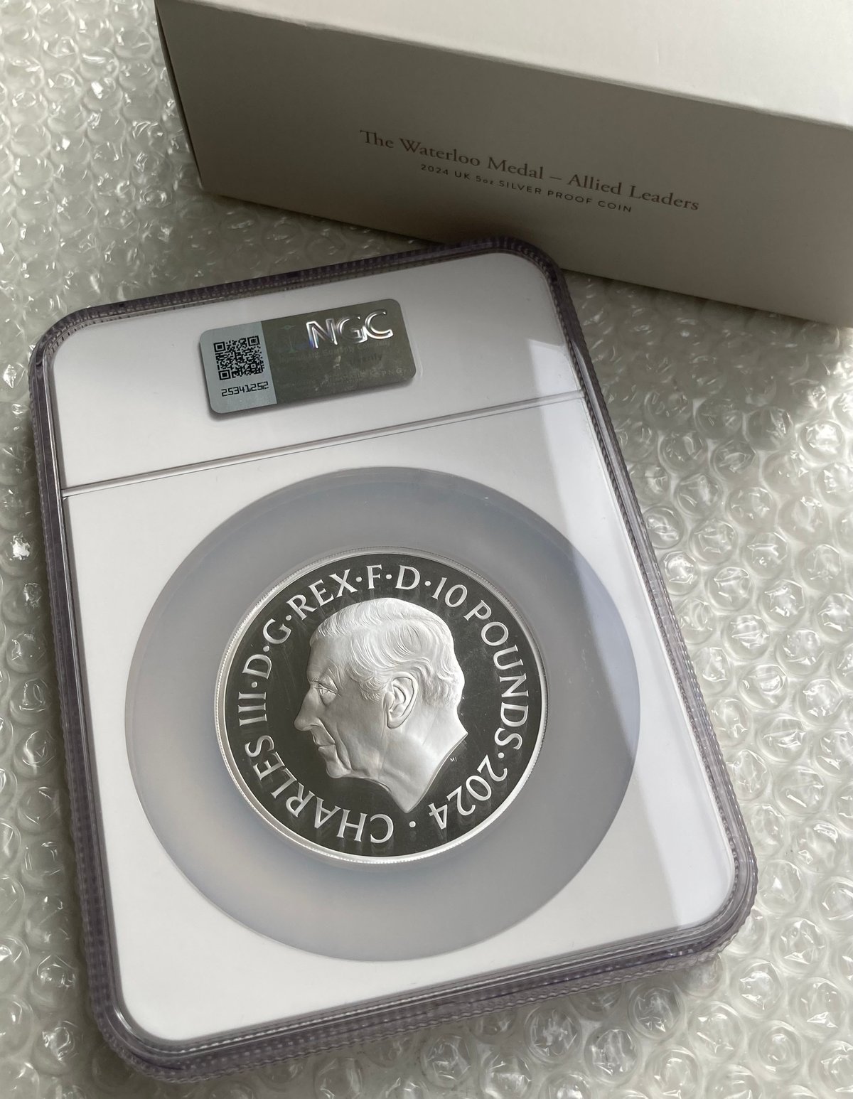 5oz・NGC鑑定PF69+FR ロイヤルミント ピストルッチ 2024年