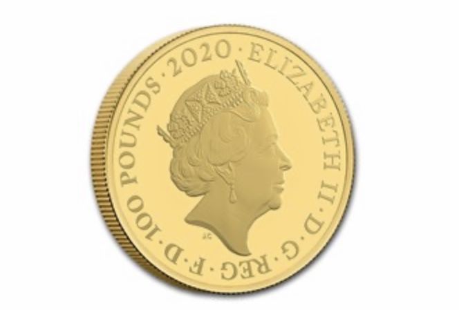 第1貨・1オンス】 007 ジェームズ・ボンド 100ポンド金貨 プルーフ
