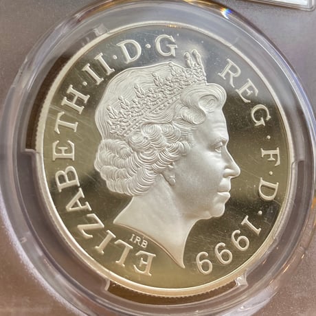 【TopPop・最高評価のPCGS鑑定PR70!!】 1999年 ダイアナ妃追悼祈念 5ポンド銀貨 シルバープルーフコイン イギリス 英国 ロイヤルミント Princess Diana