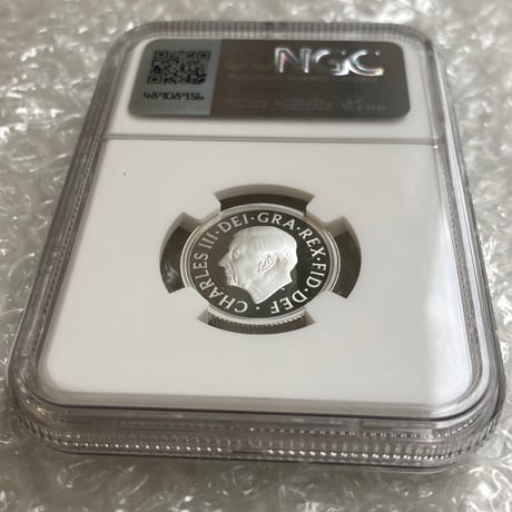 NGC鑑定PF70+FR ロイヤルミント 2025年 ソブリン銀貨 ピストルッチ 聖ジョージの竜退治 シルバープルーフコイン Royal Mint Sovereign