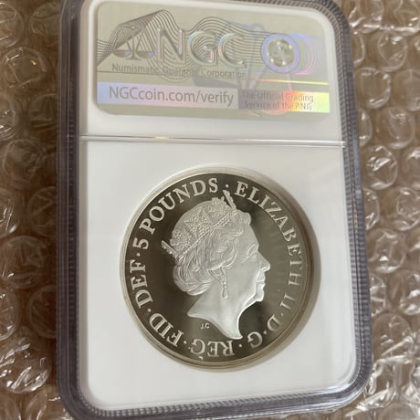 【NGC実質最高鑑定・ピエフォー版】2017 キングクヌート 戴冠1000周年 £5銀貨 シルバープルーフコイン イギリス 英国 ロイヤルミント カヌート