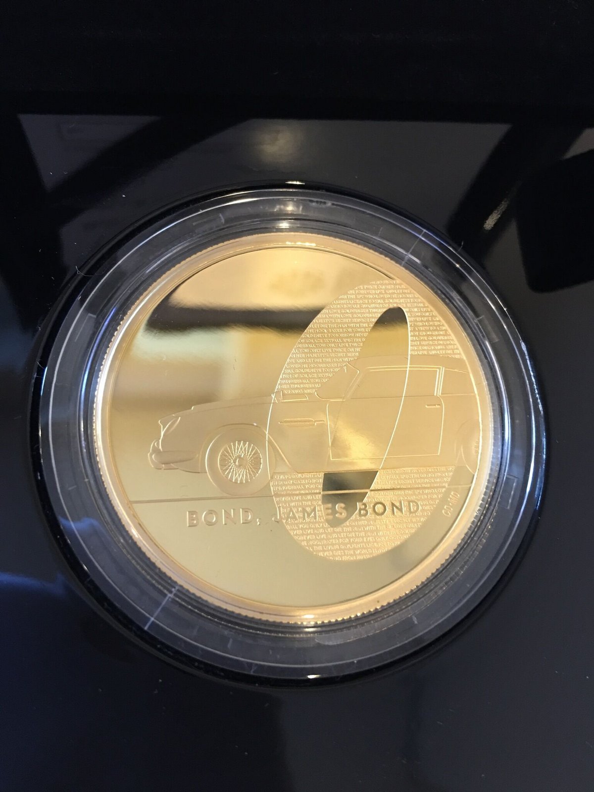 第1貨】2オンス 007 ジェームズ・ボンド 200ポンド金貨 プルーフコイン