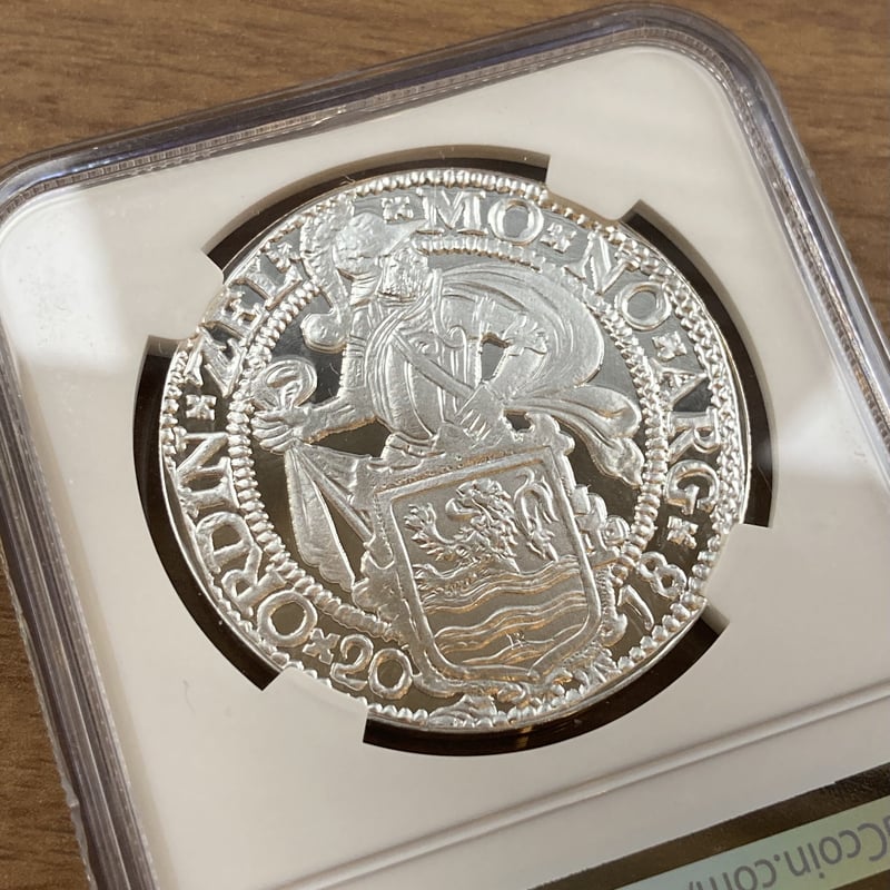 2020年 オランダ 1オンス 銀製プルーフ ライオン・ダラー（ボックス付き） RDM-0121028