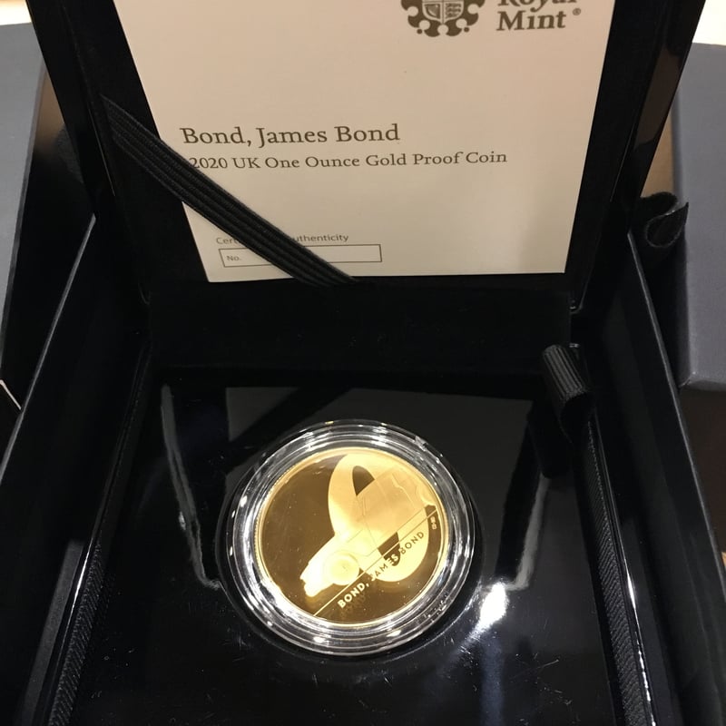 2020年 ジェームズ・ボンド 007 記念硬貨 2020年 ジェームズ・ボンド 007 記念硬貨